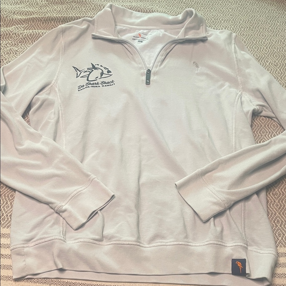Margaritaville Light Blue Quarter-Zip Pullover